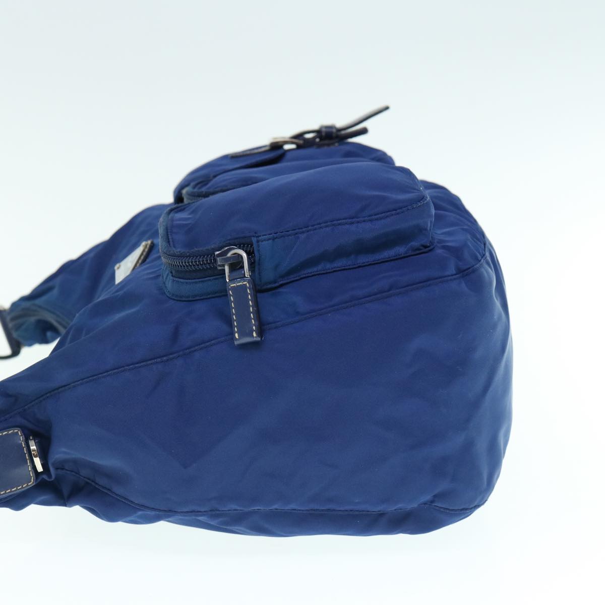 PRADA Shoulder Bag Nylon Navy 62504