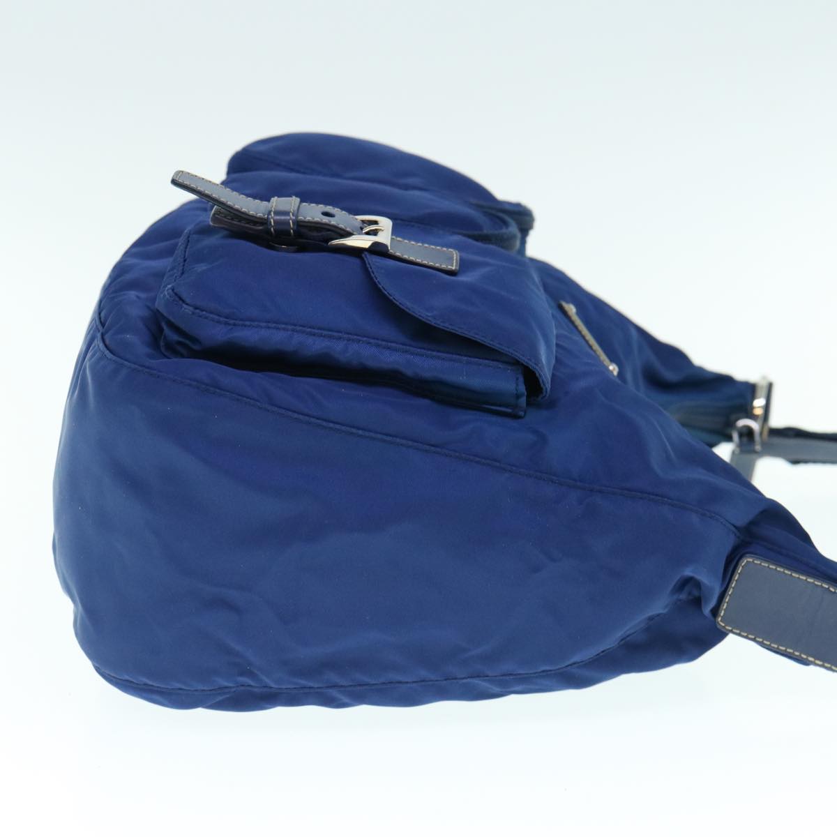 PRADA Shoulder Bag Nylon Navy 62504