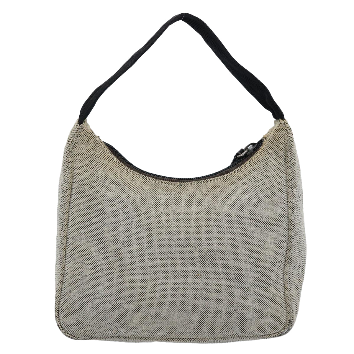 PRADA Sports Hand Bag Canvas Black White 62564