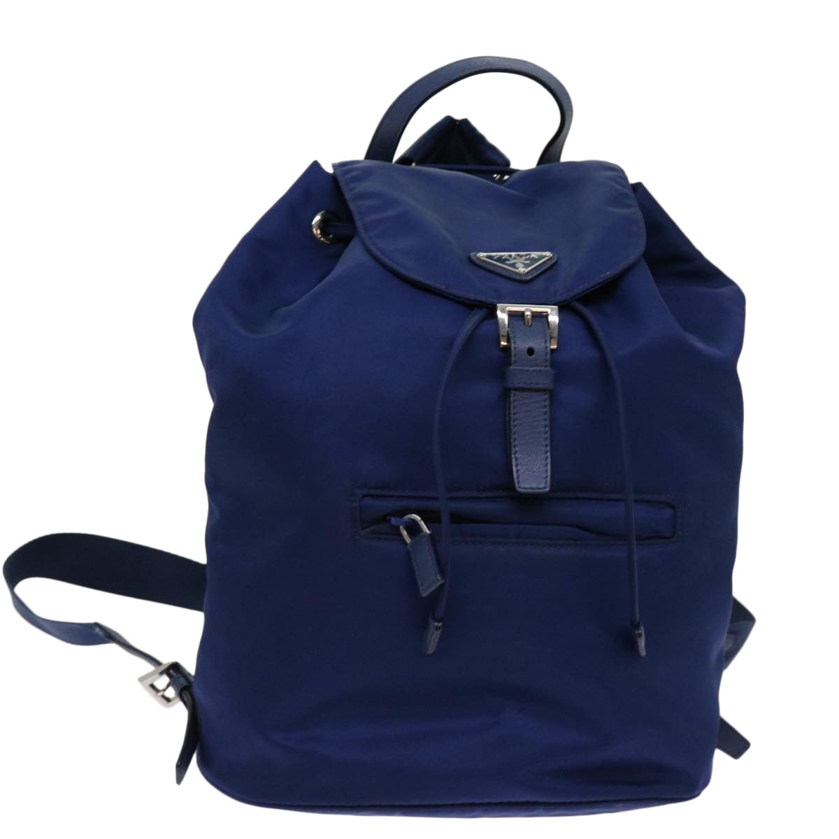PRADA Backpack Nylon Blue 62616