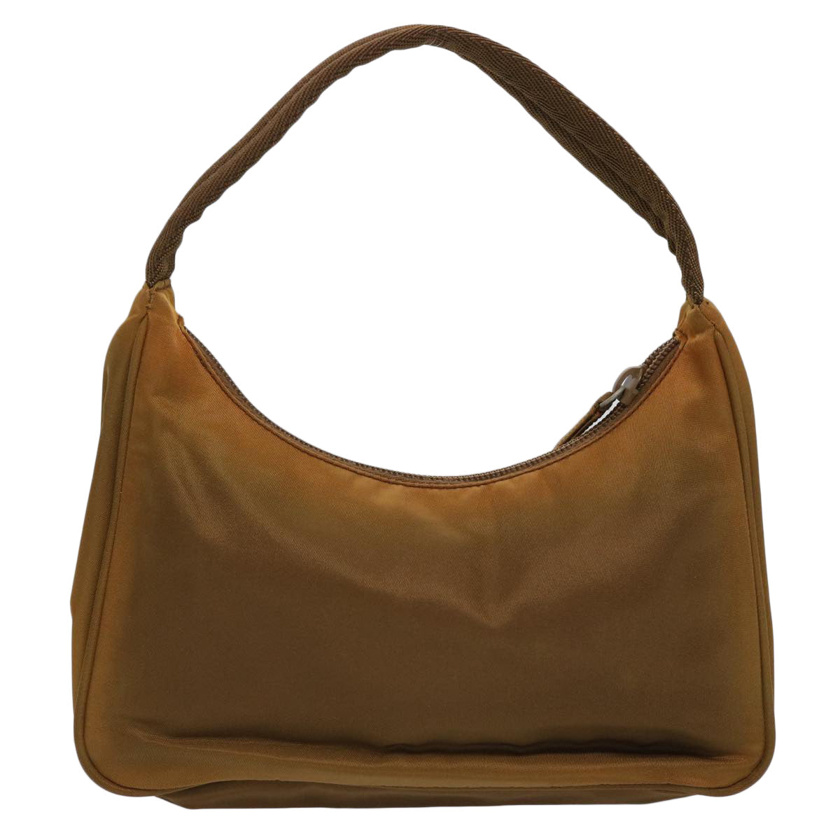 PRADA Hand Bag Nylon Brown 62663