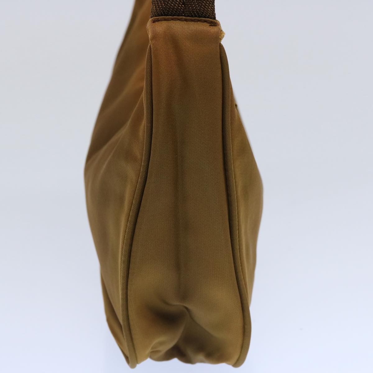 PRADA Hand Bag Nylon Brown 62663