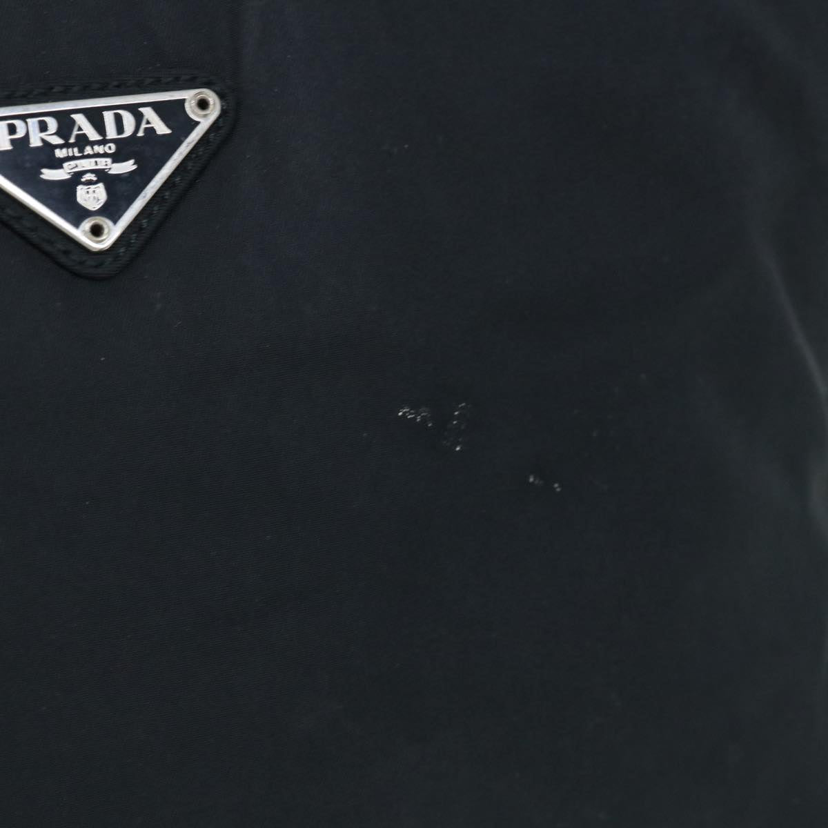 PRADA Hand Bag Nylon Black 62672