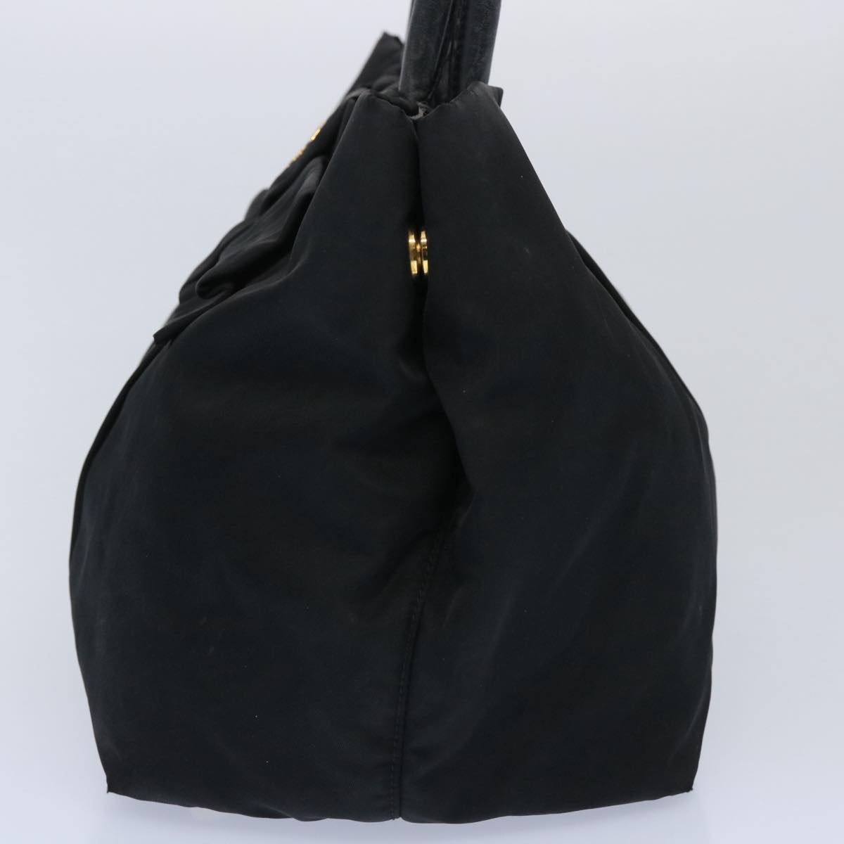 PRADA Hand Bag Nylon Black 62744