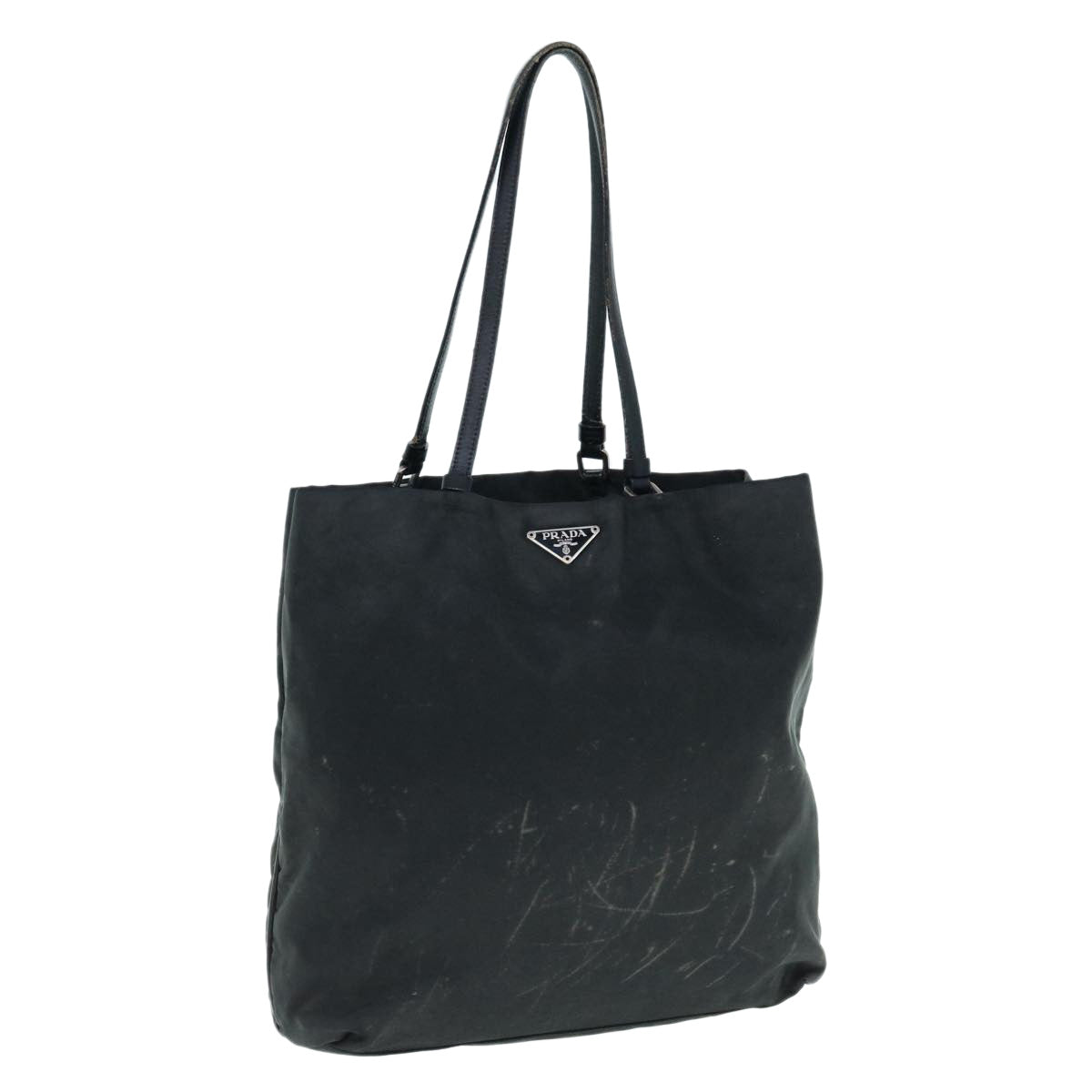 PRADA Tote Bag Nylon Black 62774