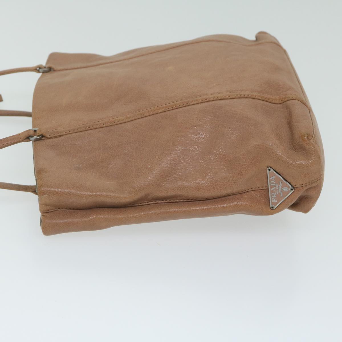 PRADA Hand Bag Leather Pink 62856
