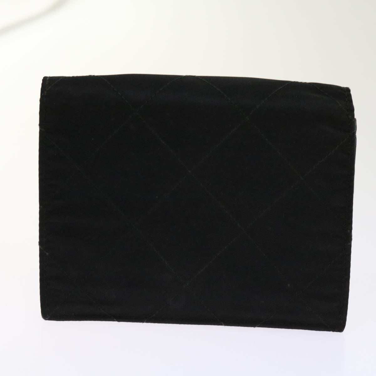 PRADA Wallet Nylon Leather 7Set Black Red 62869