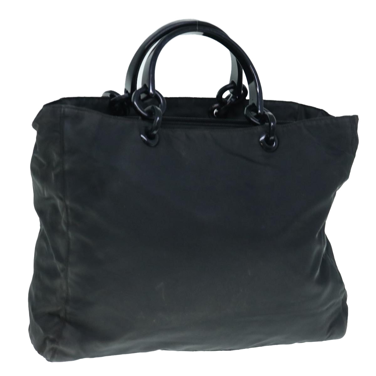 PRADA Hand Bag Nylon Black 63029