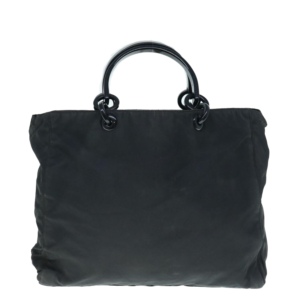 PRADA Hand Bag Nylon Black 63029