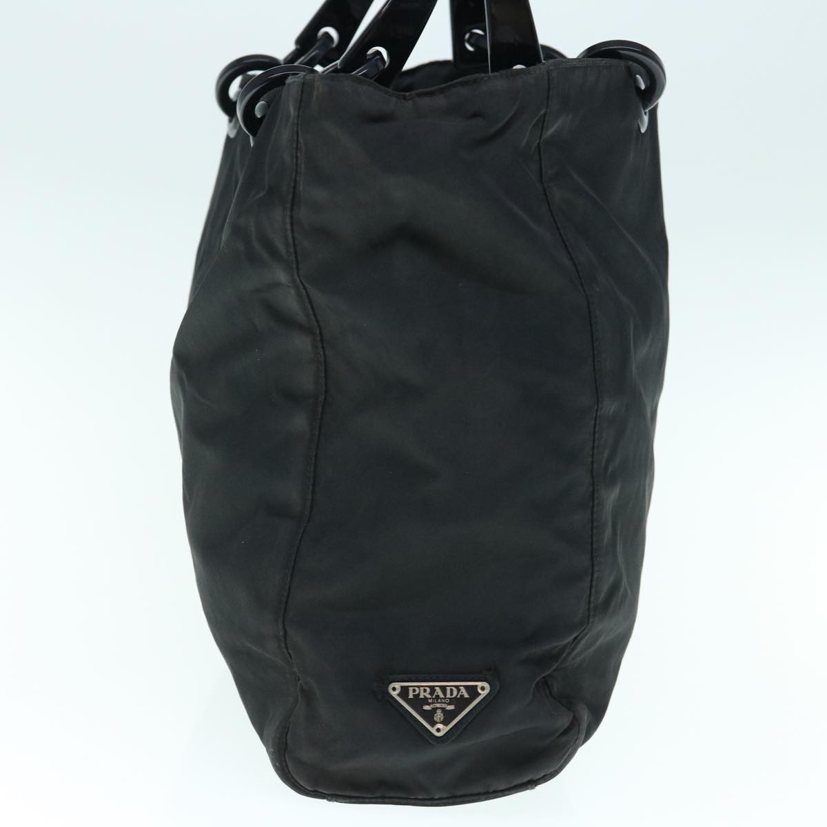 PRADA Hand Bag Nylon Black 63029