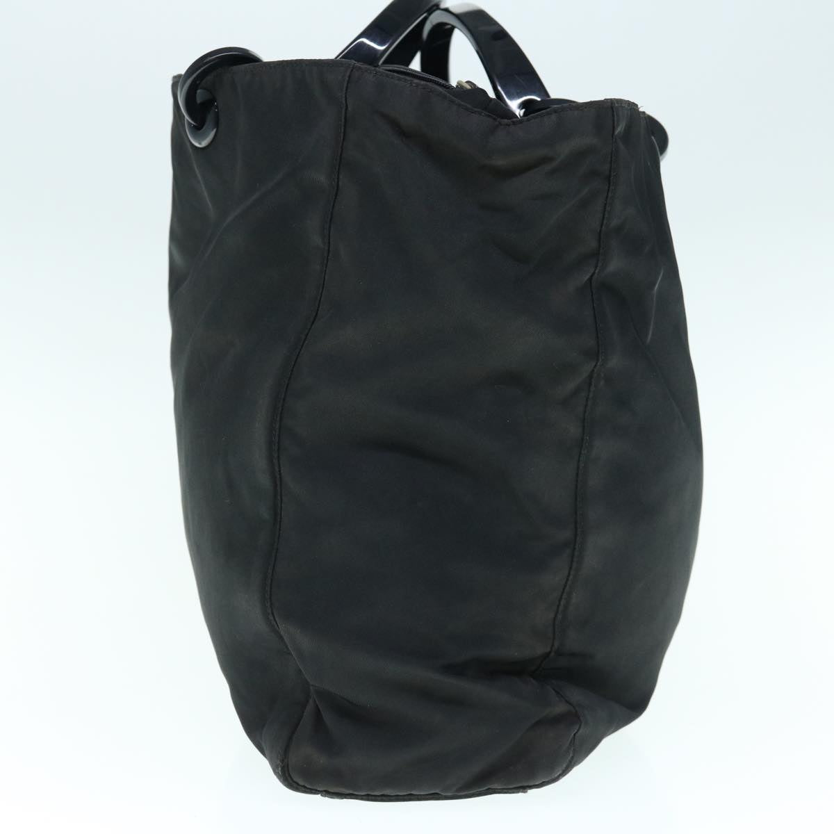 PRADA Hand Bag Nylon Black 63029