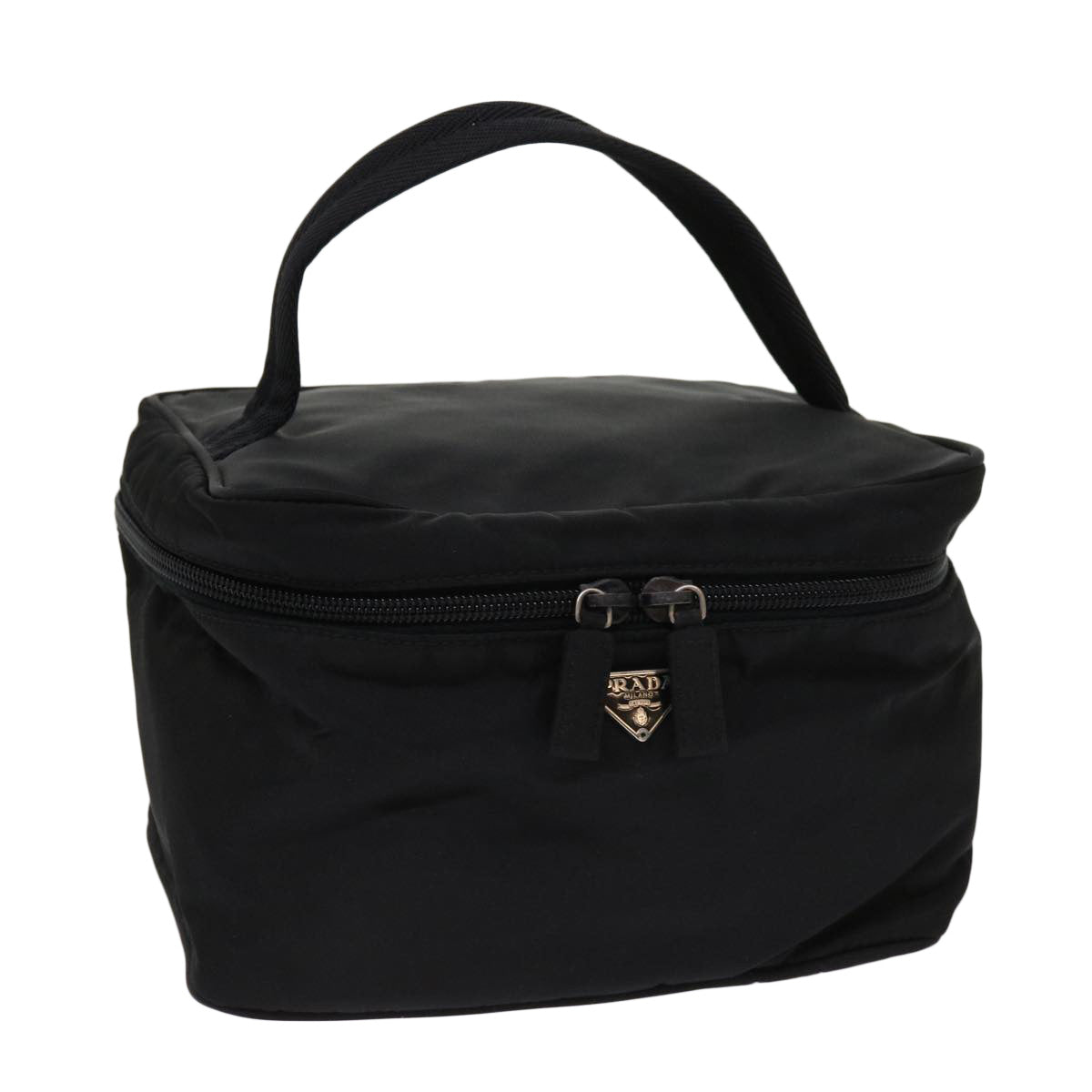PRADA Vanity Cosmetic Pouch Nylon Black 63086
