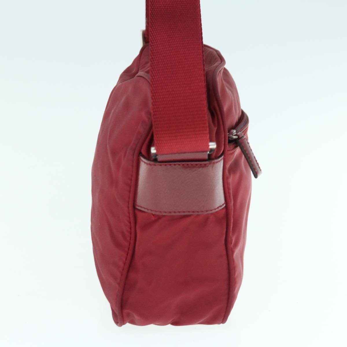 PRADA Shoulder Bag Nylon Red 63181