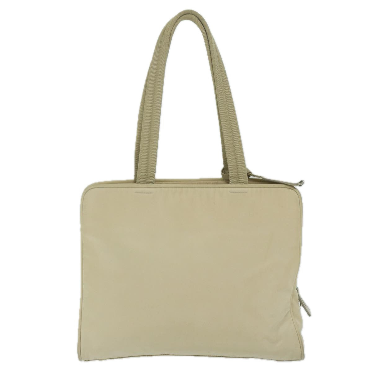 PRADA Tote Bag Nylon Cream 63183