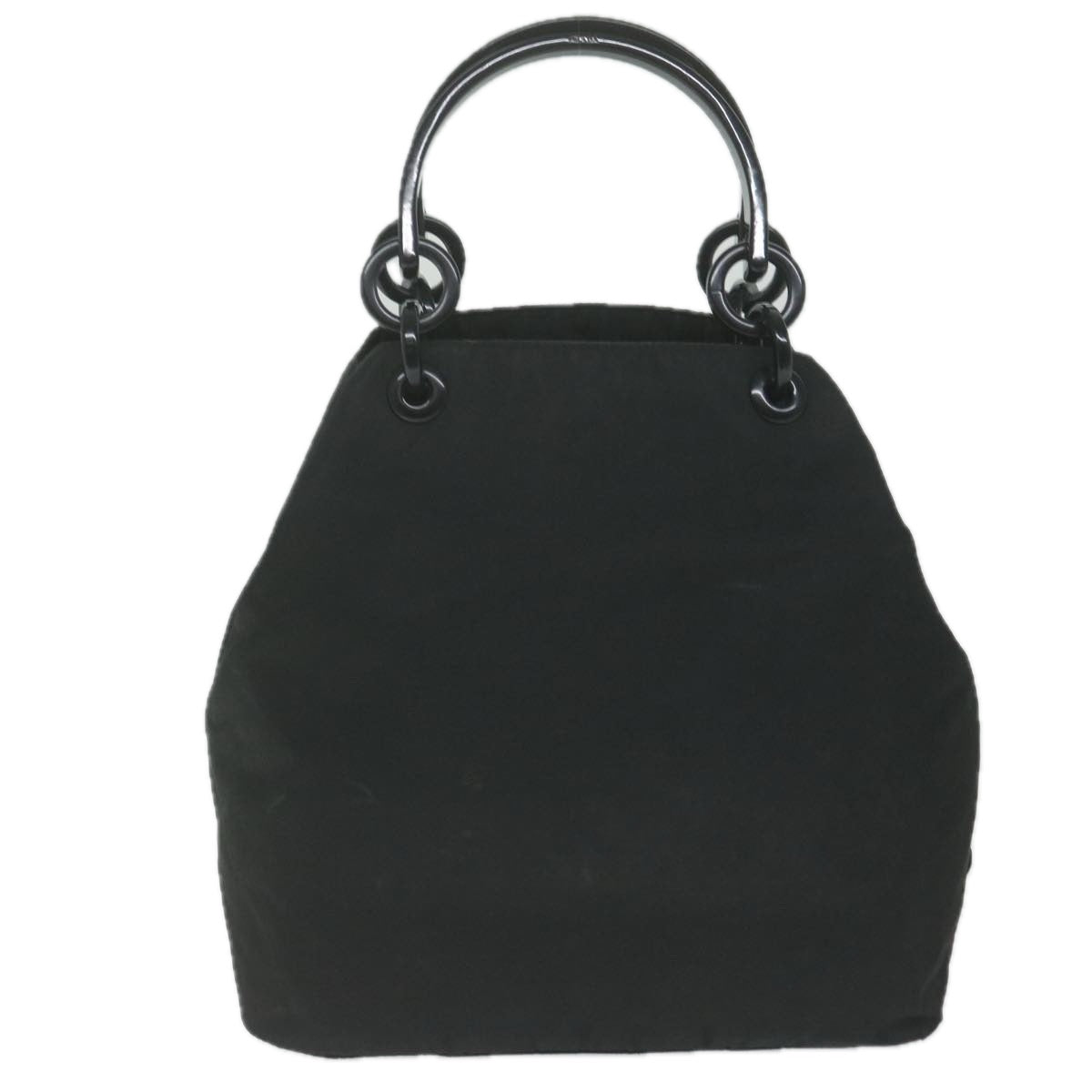 PRADA Hand Bag Nylon Black 63184