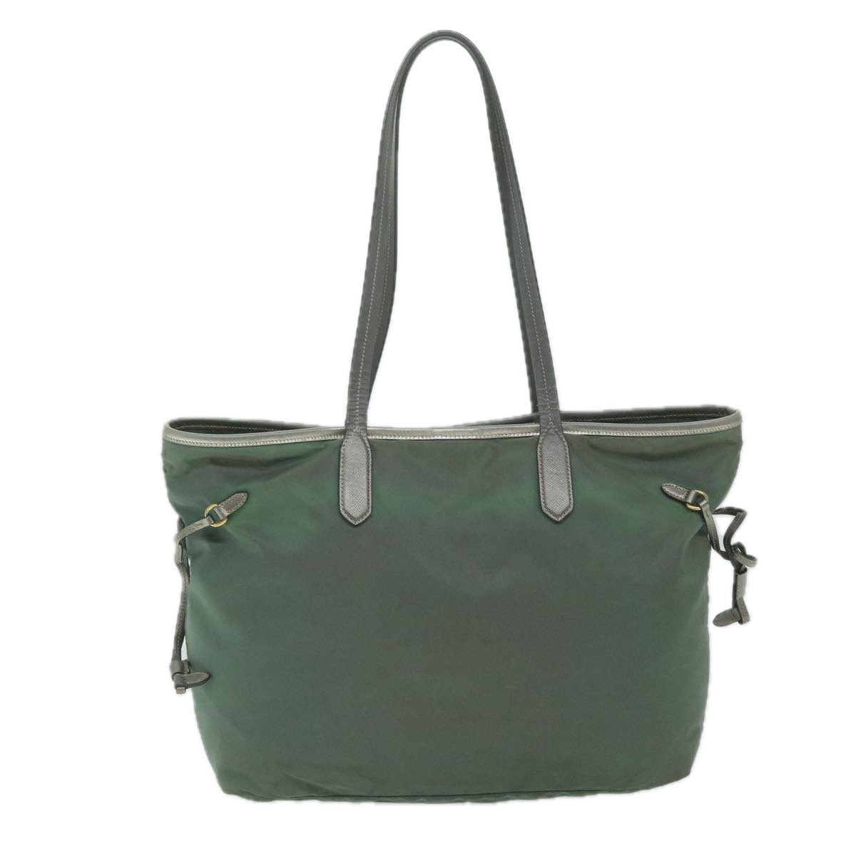 PRADA Tote Bag Nylon Khaki 63186