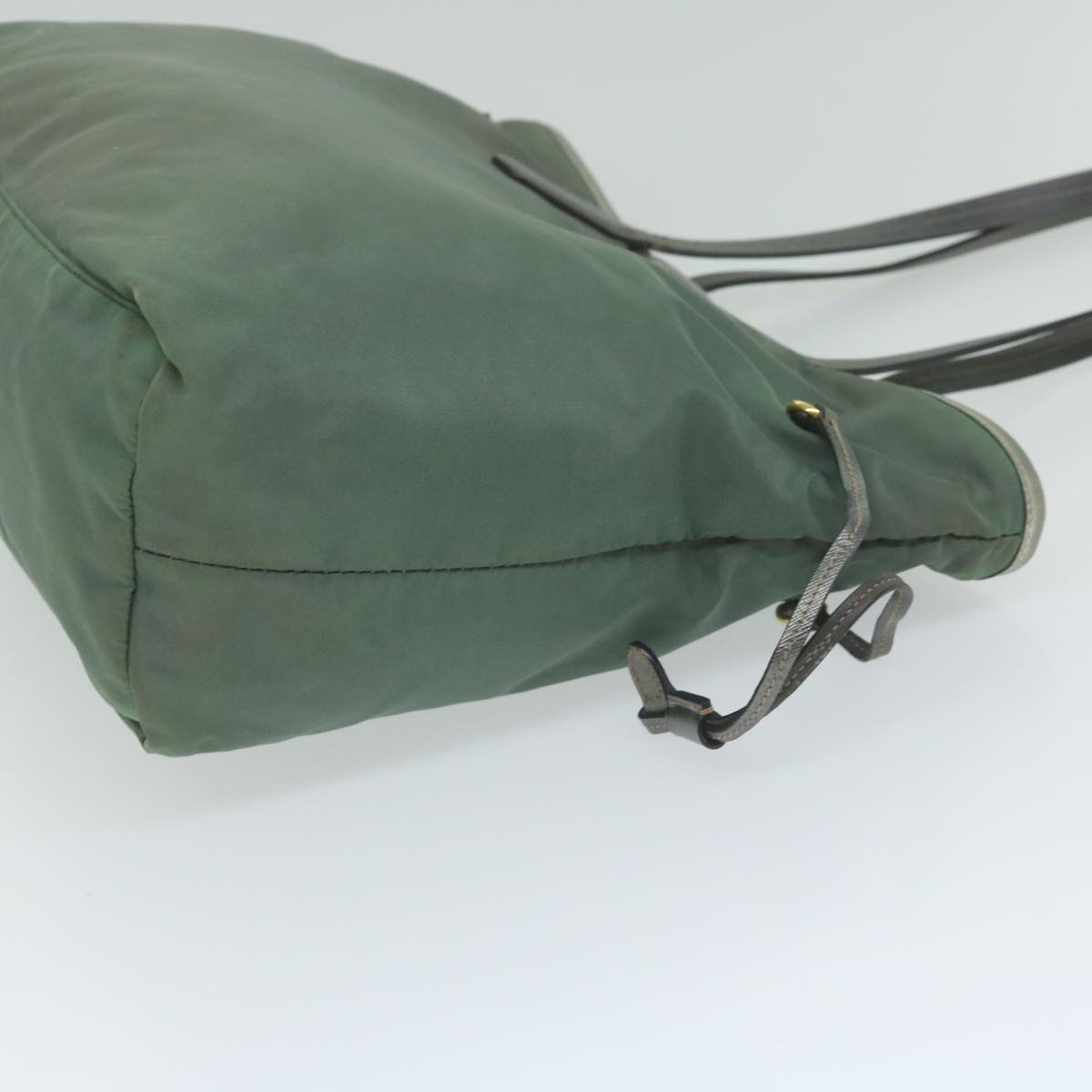PRADA Tote Bag Nylon Khaki 63186