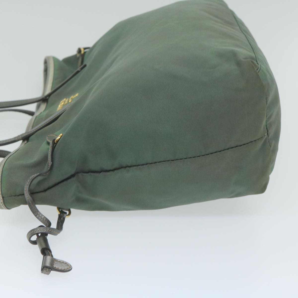PRADA Tote Bag Nylon Khaki 63186