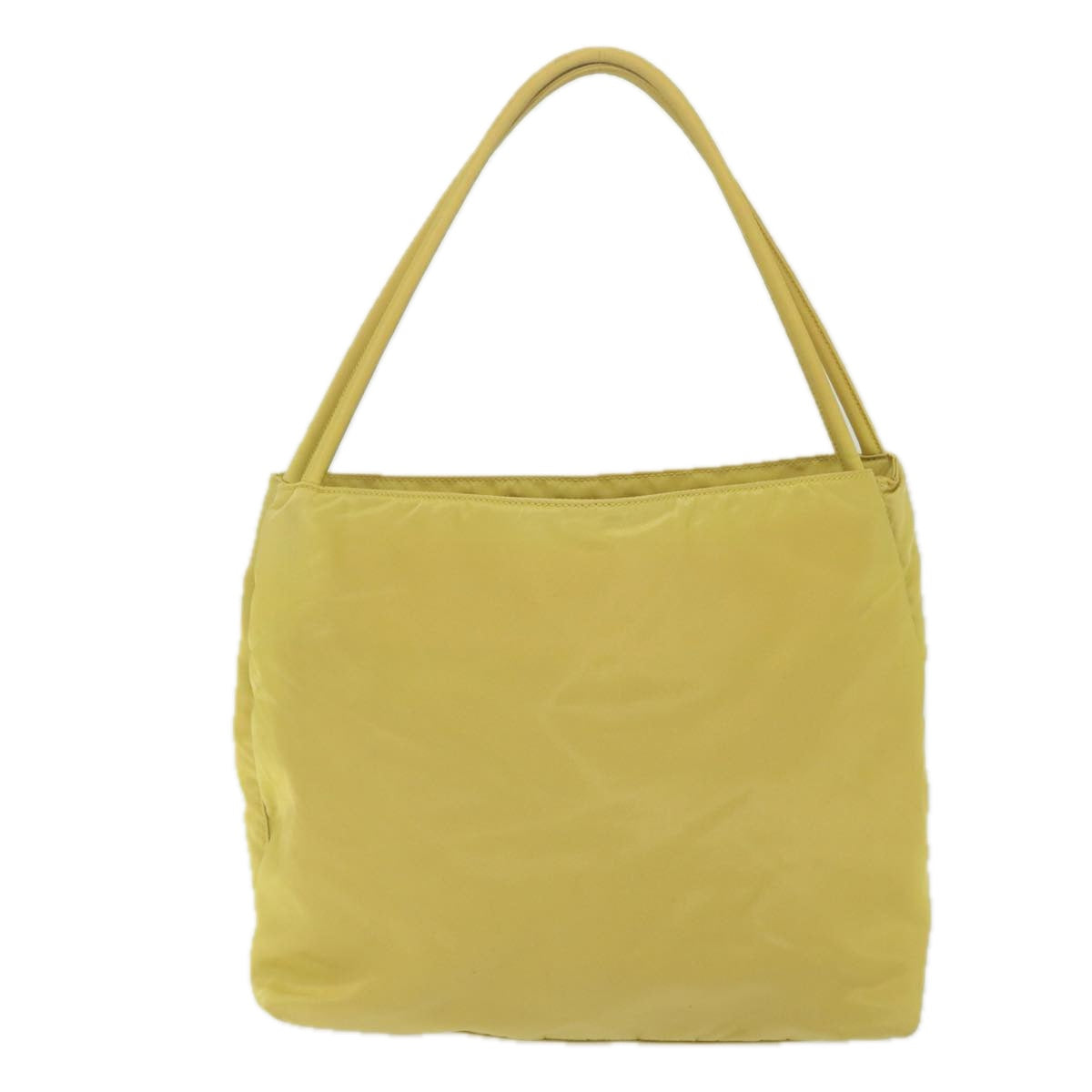 PRADA Tote Bag Nylon Yellow 63188