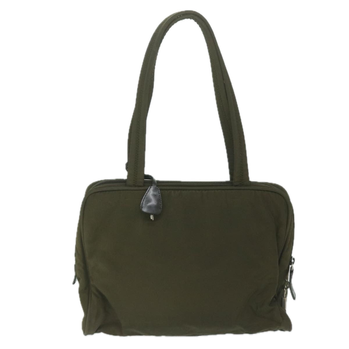 PRADA Tote Bag Nylon Khaki 63190