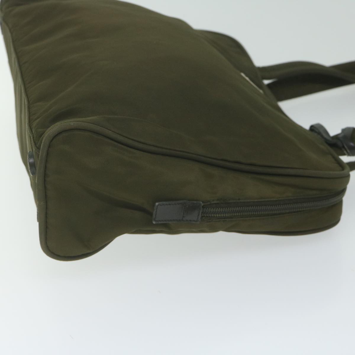 PRADA Tote Bag Nylon Khaki 63190