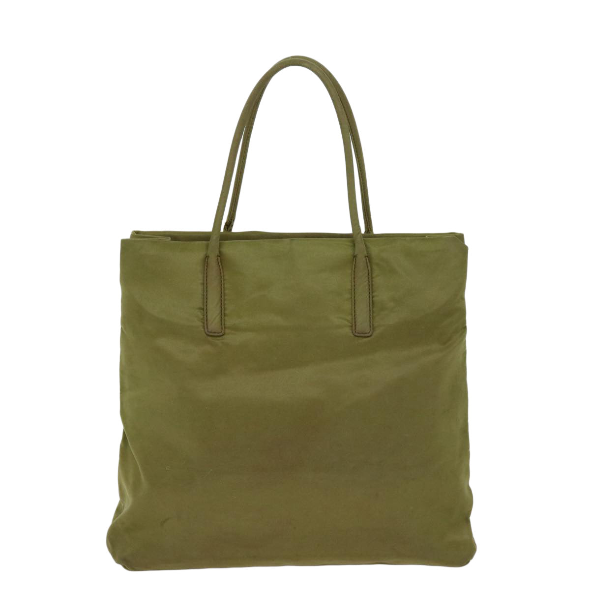 PRADA Hand Bag Nylon Khaki 63208