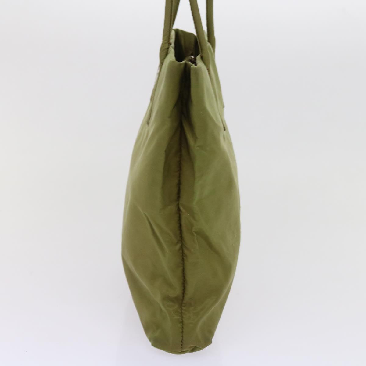 PRADA Hand Bag Nylon Khaki 63208