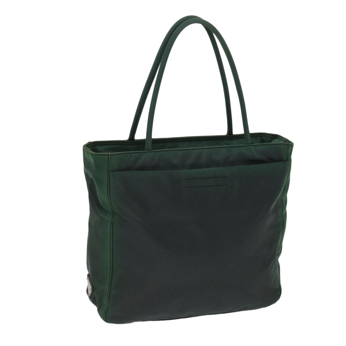 PRADA Hand Bag Nylon Green 63209