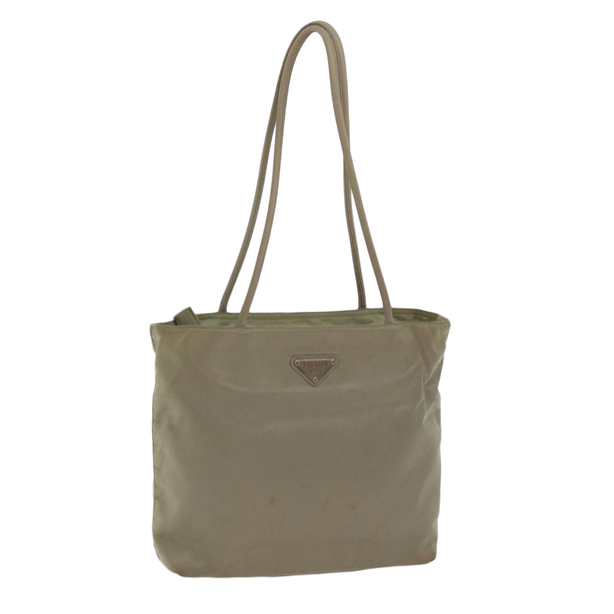 PRADA Tote Bag Nylon Khaki 63258