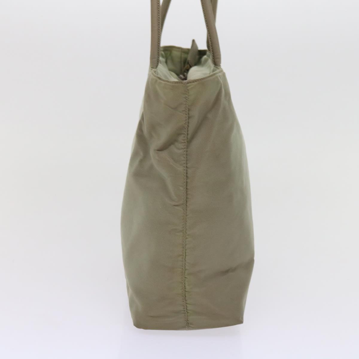 PRADA Tote Bag Nylon Khaki 63258