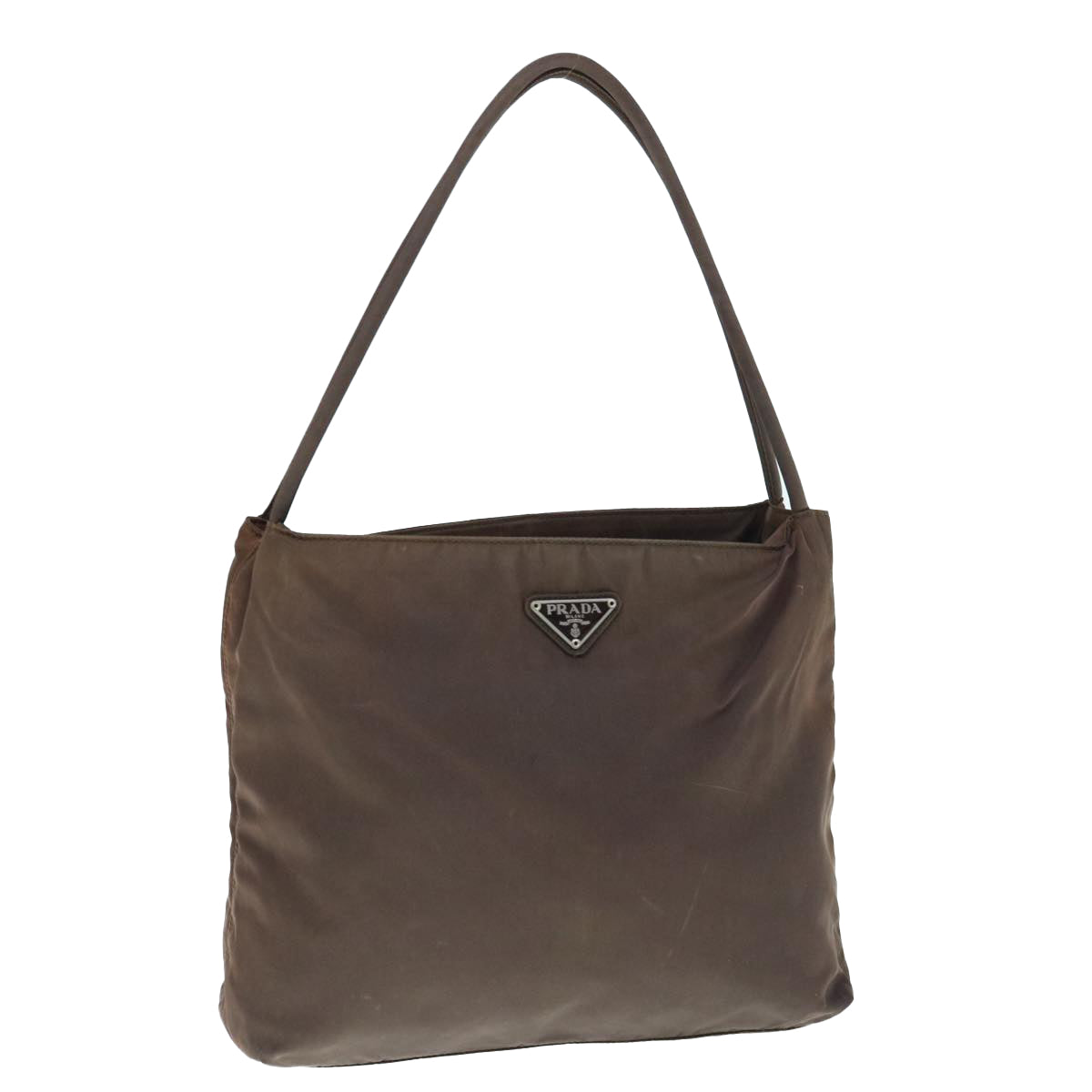 PRADA Tote Bag Nylon Brown 63259