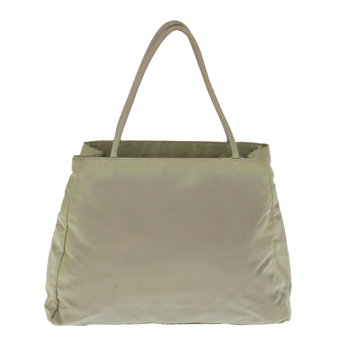 PRADA Hand Bag Nylon Beige 63260