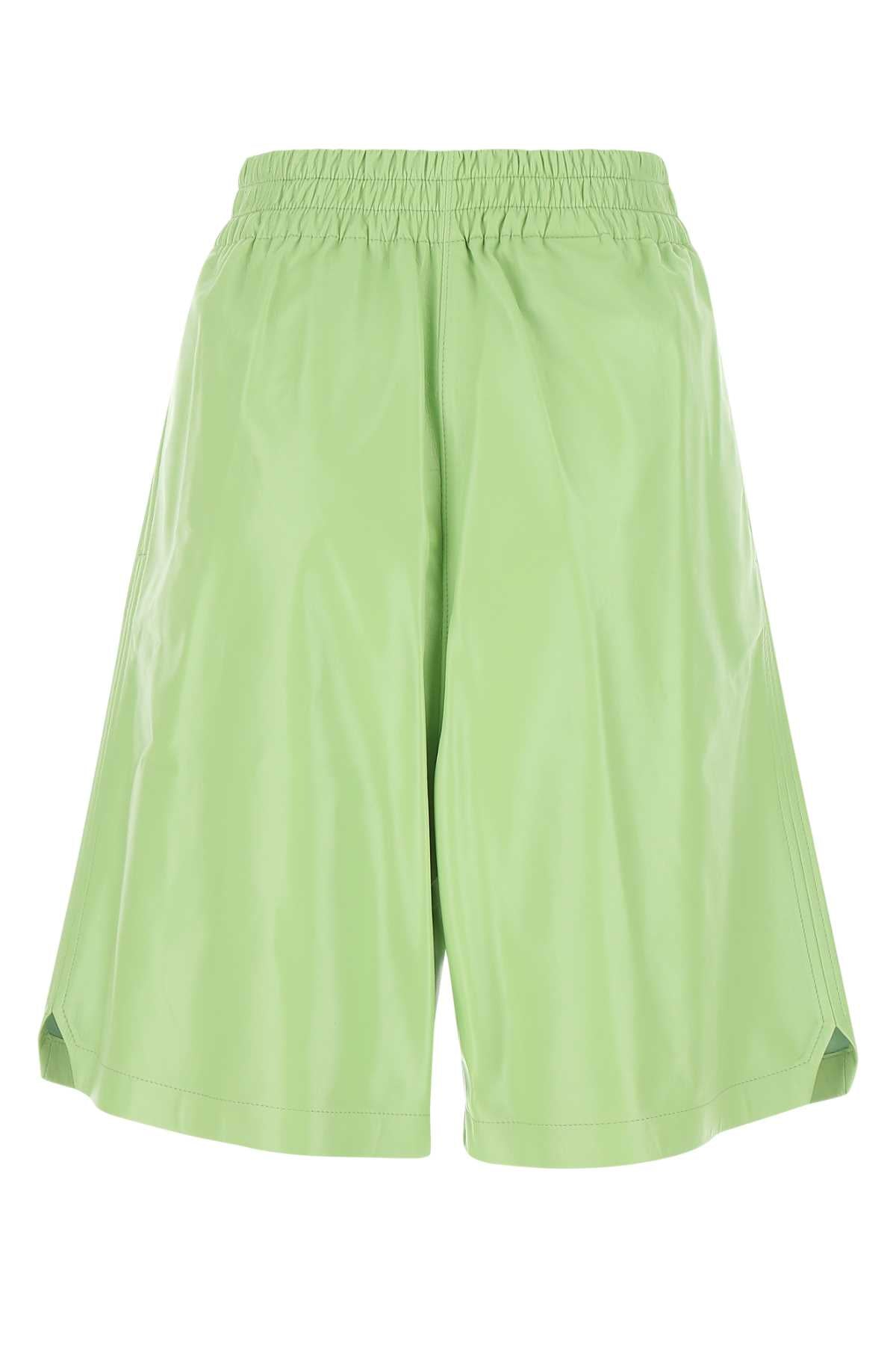 BOTTEGA VENETA Women's Mini Leather Bermuda Shorts