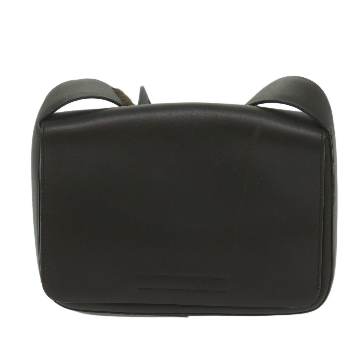 PRADA Shoulder Bag Leather Brown 63403