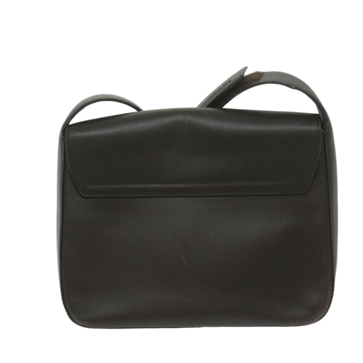 PRADA Shoulder Bag Leather Brown 63403