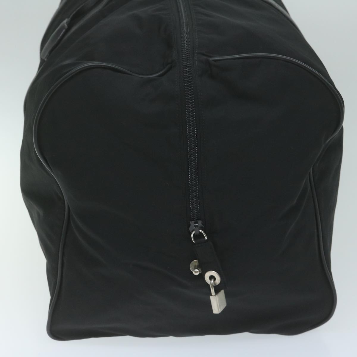 PRADA Boston Bag Nylon Black 63406