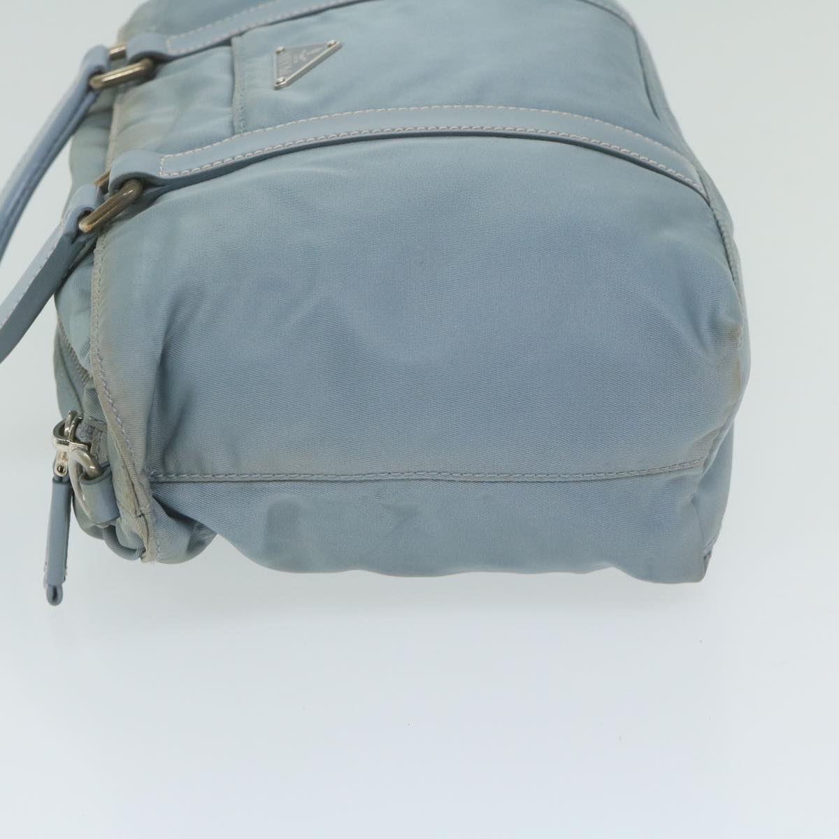 PRADA Hand Bag Nylon 2way Light Blue 63525