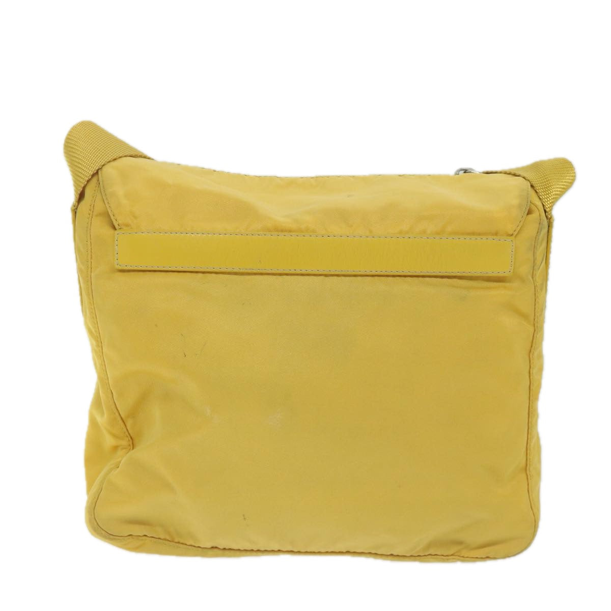 PRADA Shoulder Bag Nylon Yellow 63526