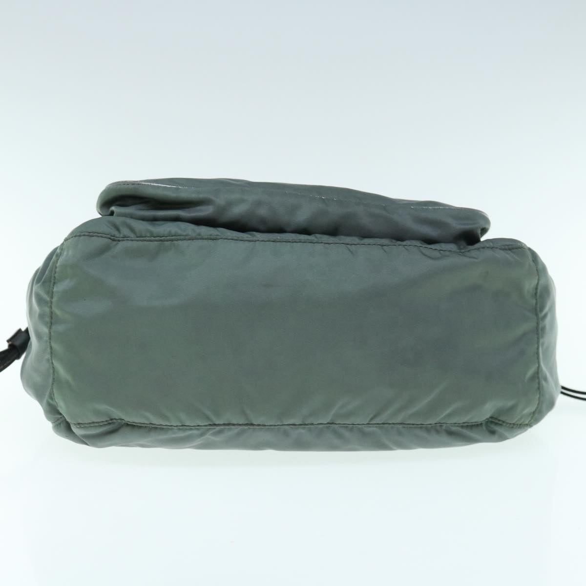 PRADA Shoulder Bag Nylon Green 63530