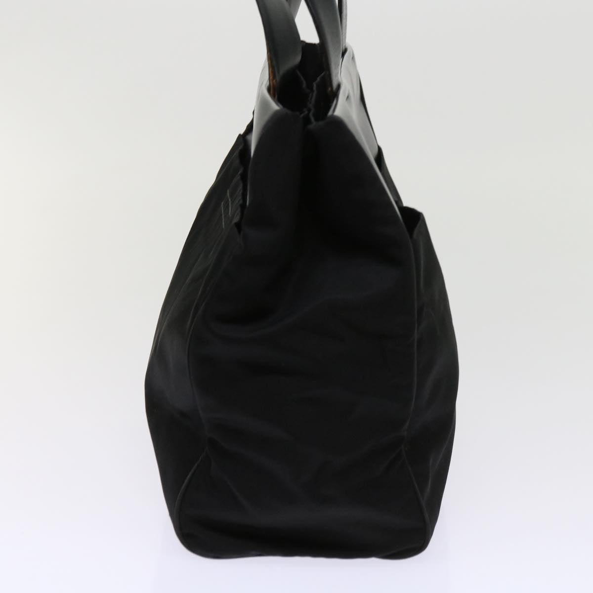 PRADA Hand Bag Nylon Black 63615