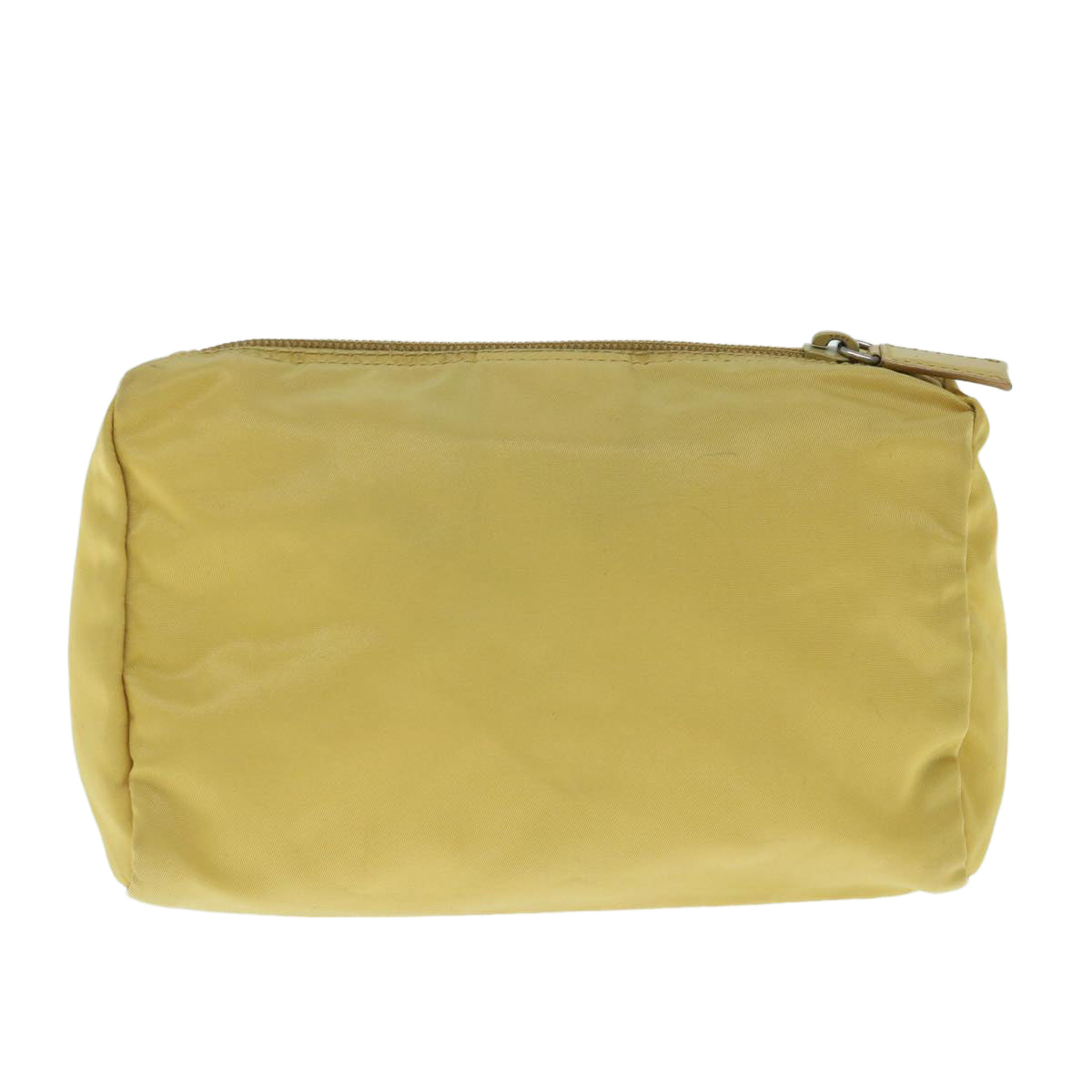 PRADA Pouch Nylon Yellow 63628