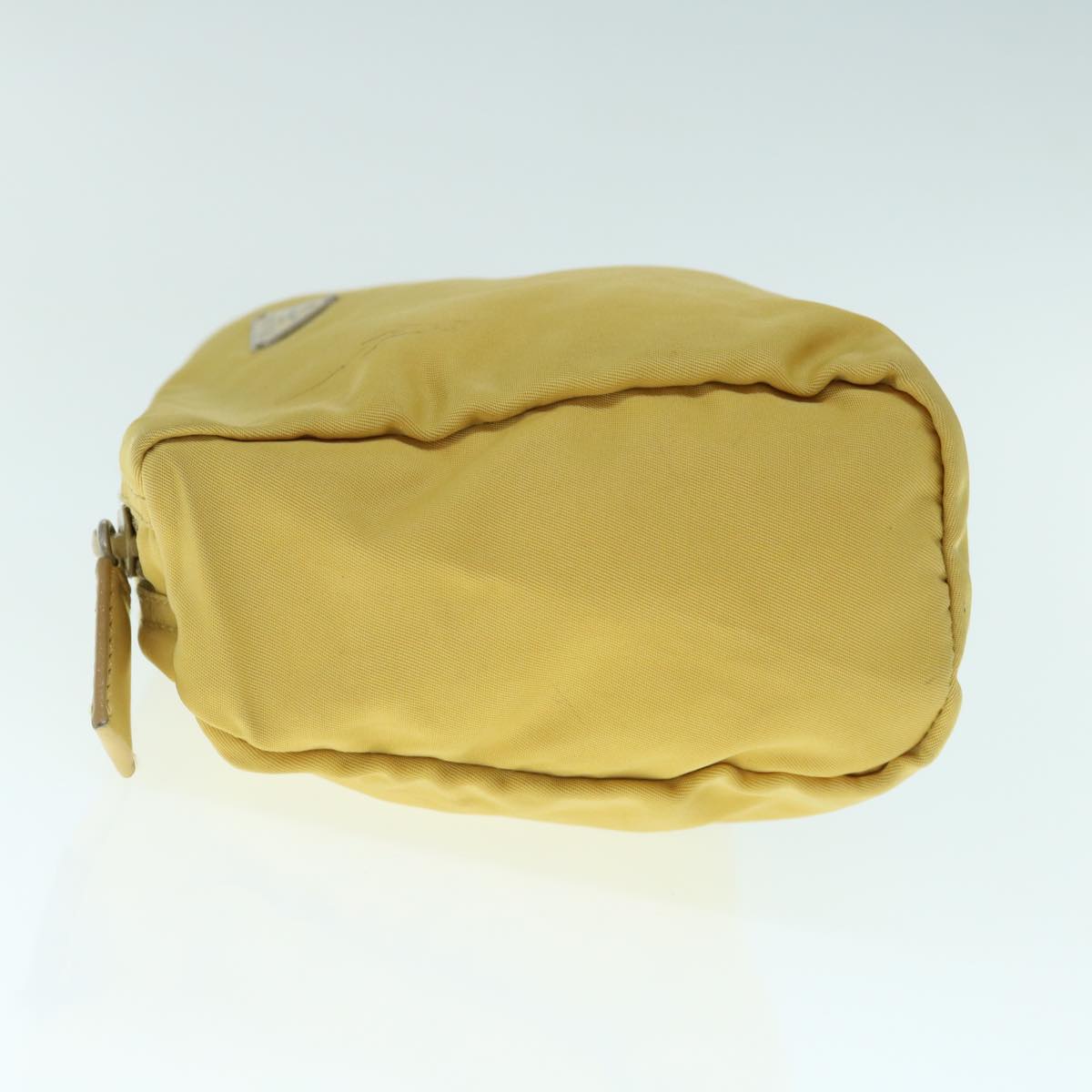 PRADA Pouch Nylon Yellow 63628