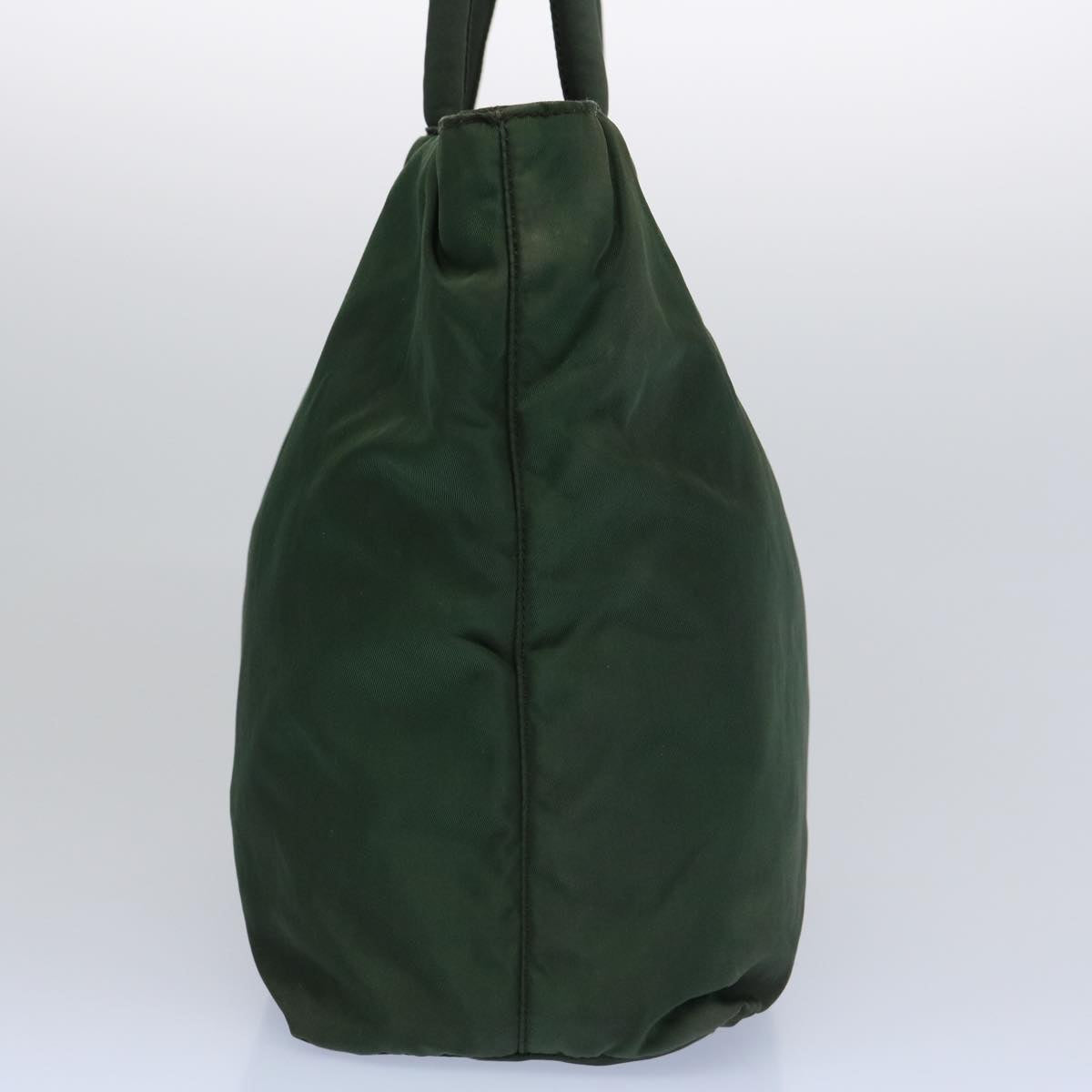 PRADA Hand Bag Nylon Green 63631