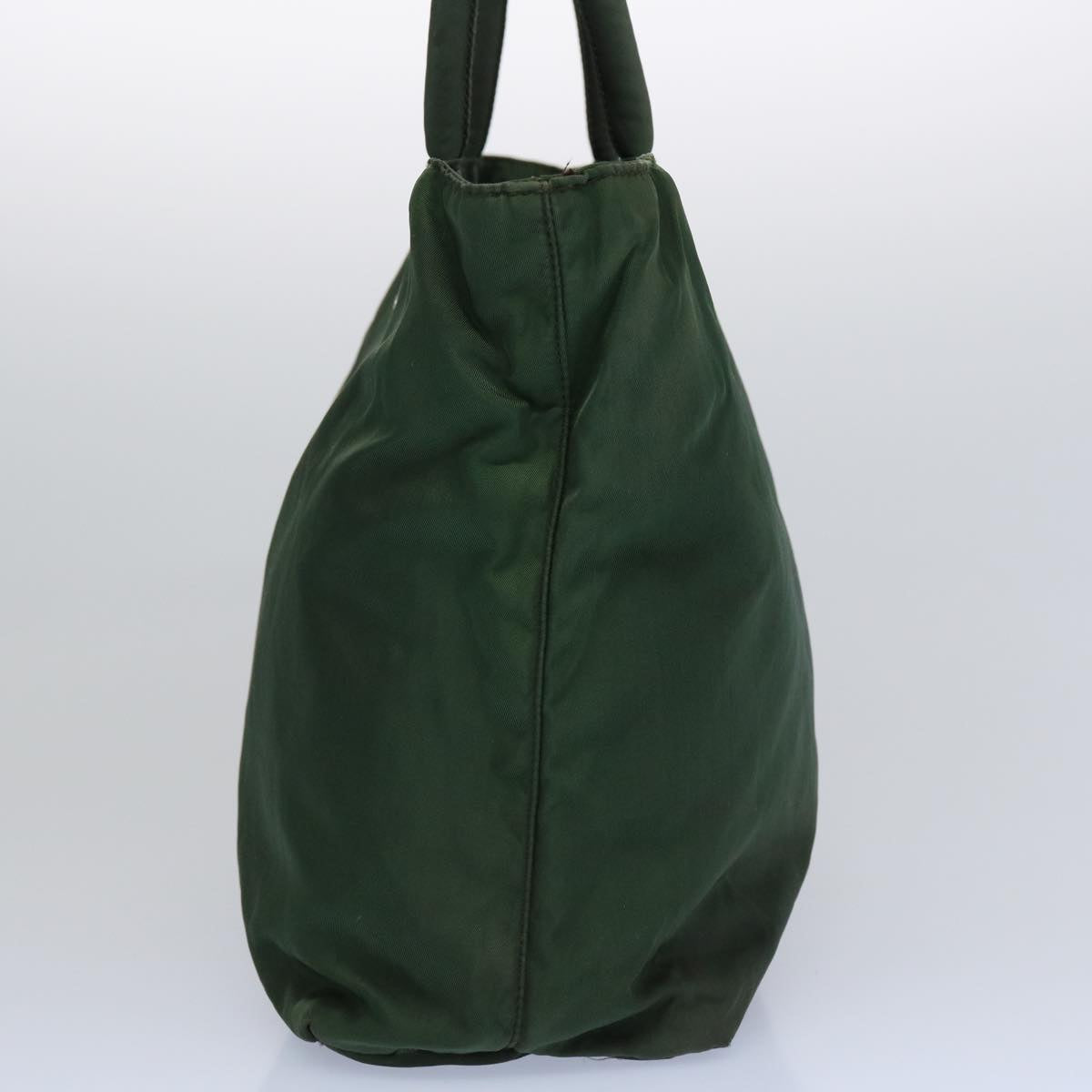 PRADA Hand Bag Nylon Green 63631