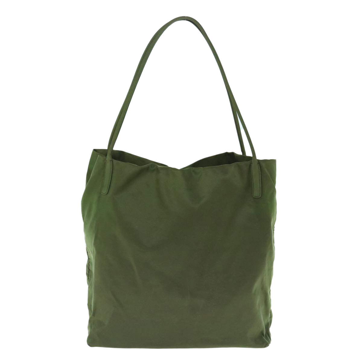PRADA Shoulder Bag Nylon Khaki 63632