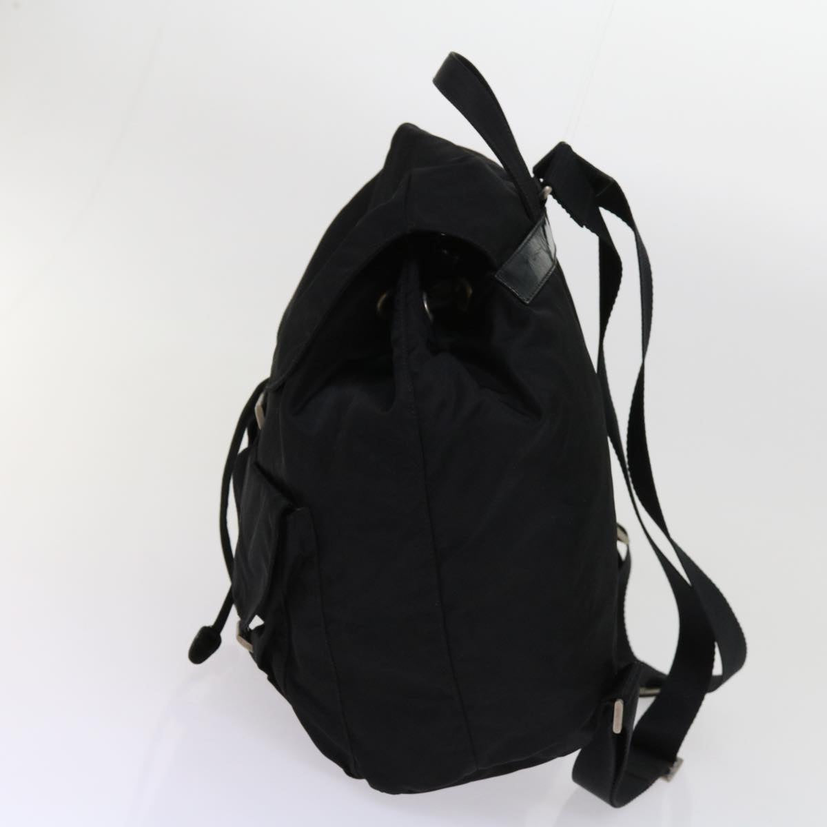 PRADA Backpack Nylon Black 63670