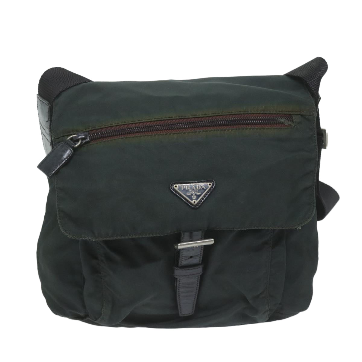 PRADA Shoulder Bag Nylon Black 63791