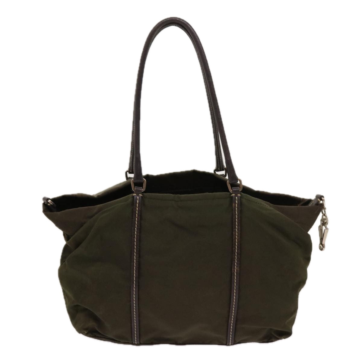 PRADA Tote Bag Nylon Khaki 63810
