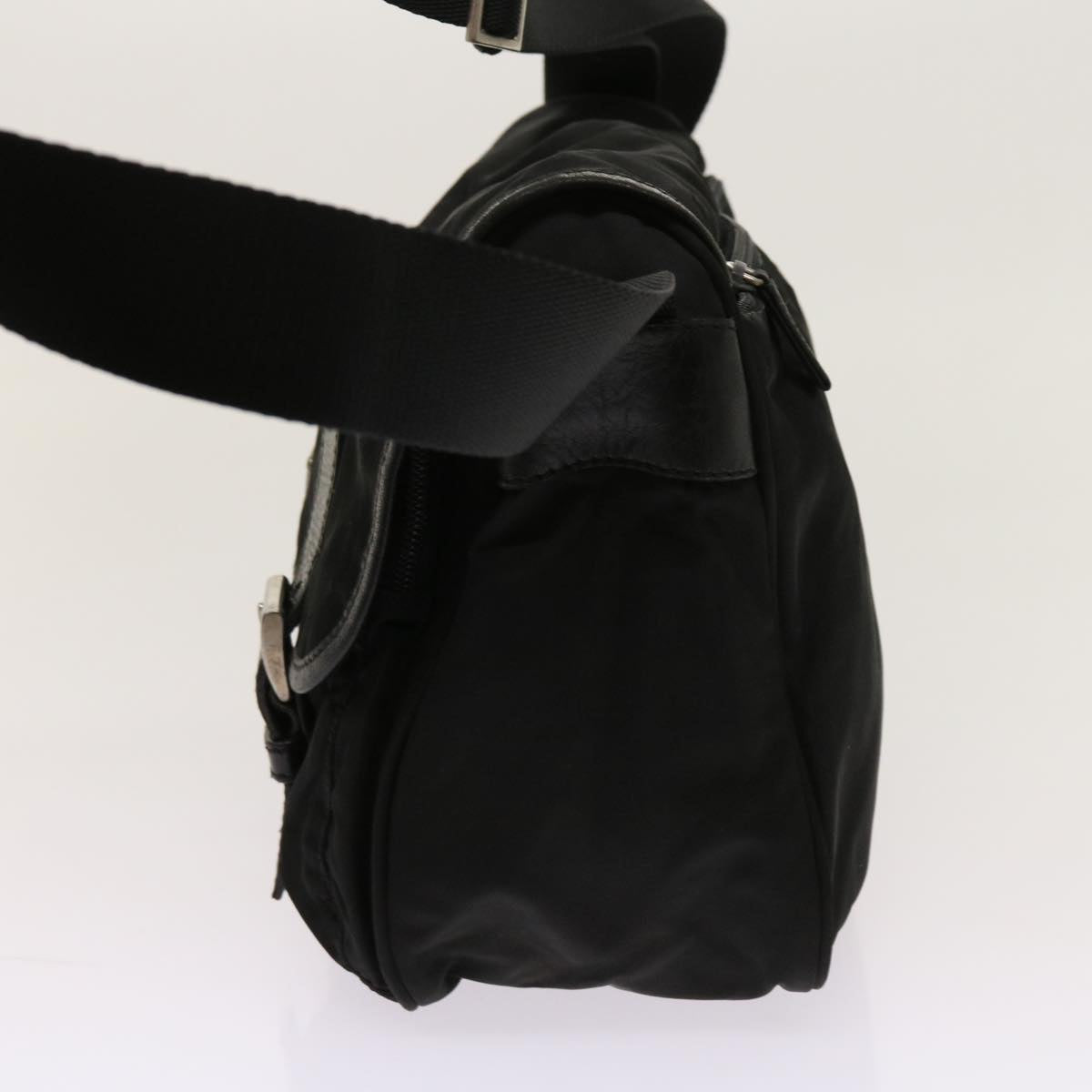 PRADA Shoulder Bag Nylon Black 63850