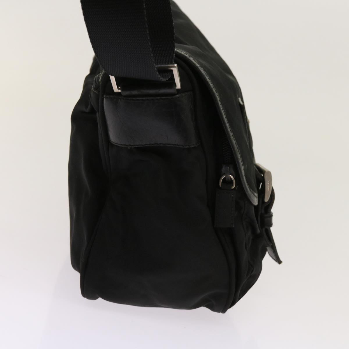 PRADA Shoulder Bag Nylon Black 63850